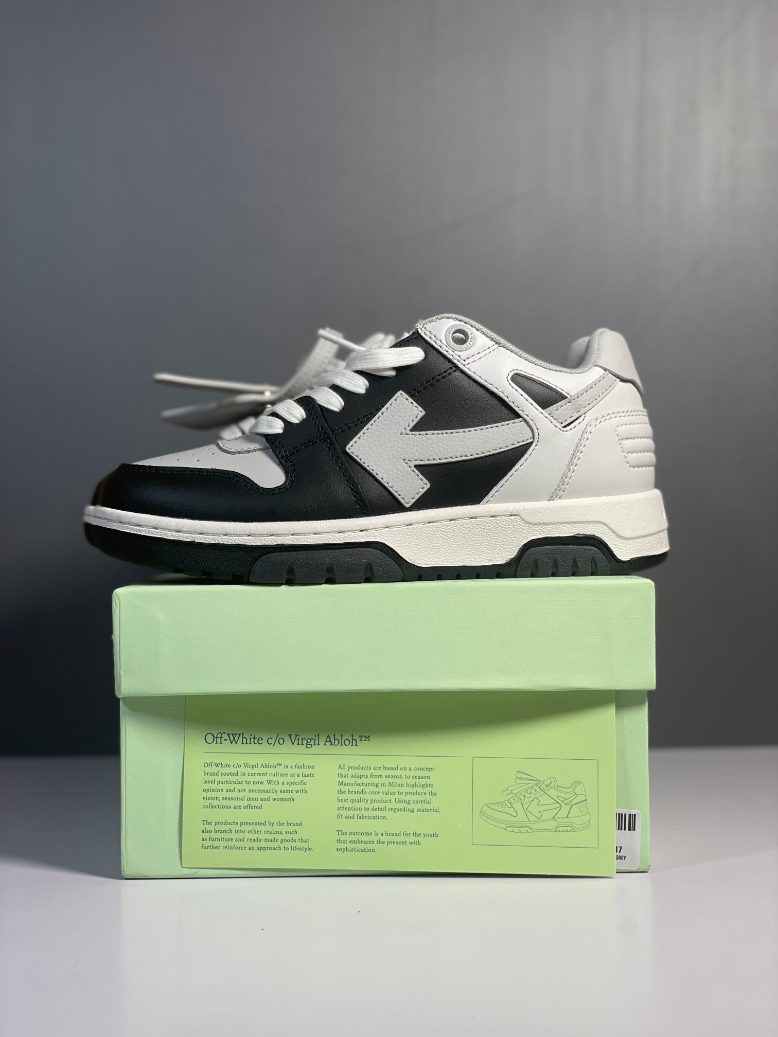 Off-White Out Of Office Low-Top Sneakers Black/White/Grey
