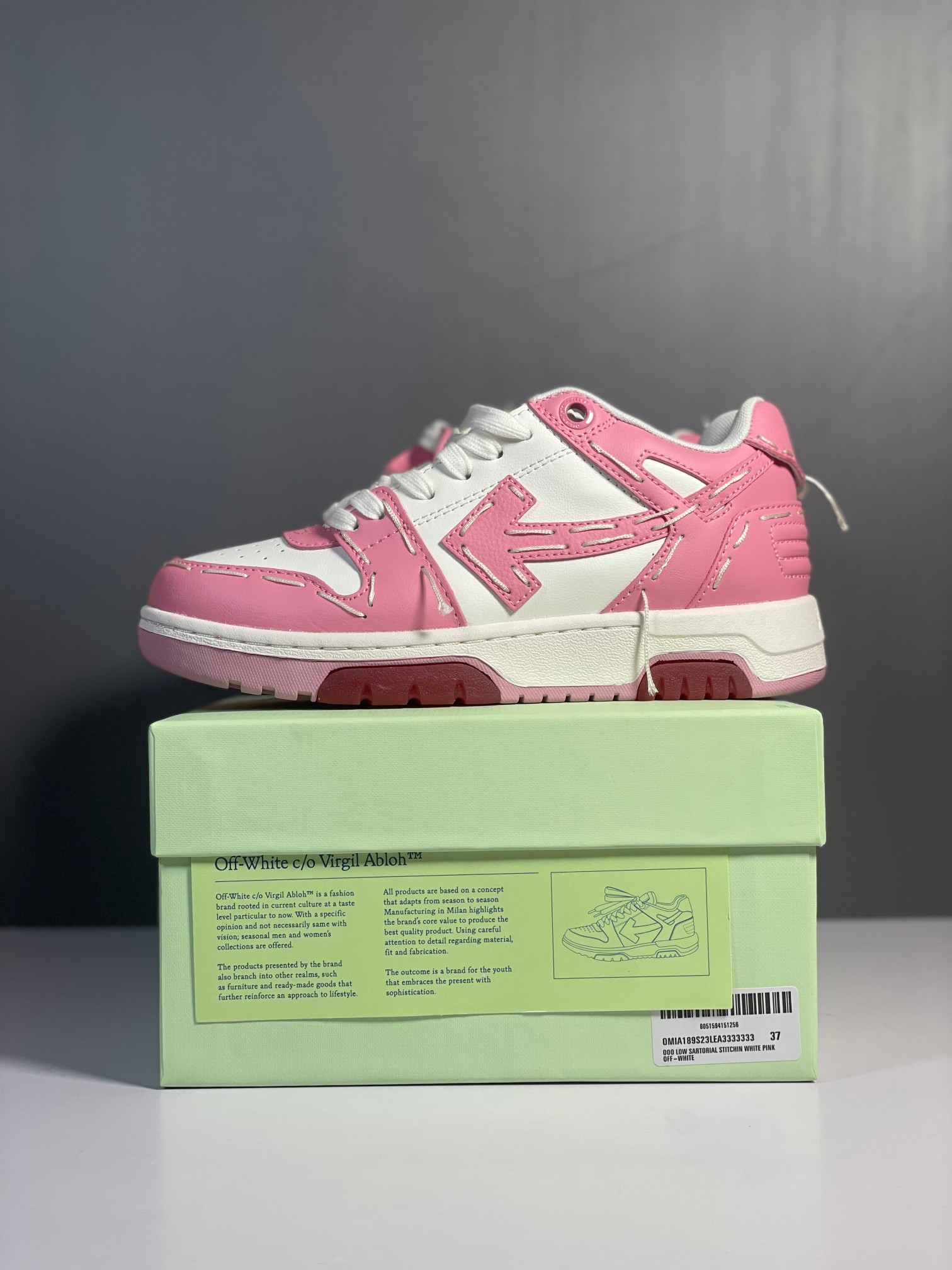 Off-White Out Of Office Low Sneakers Pink/White
