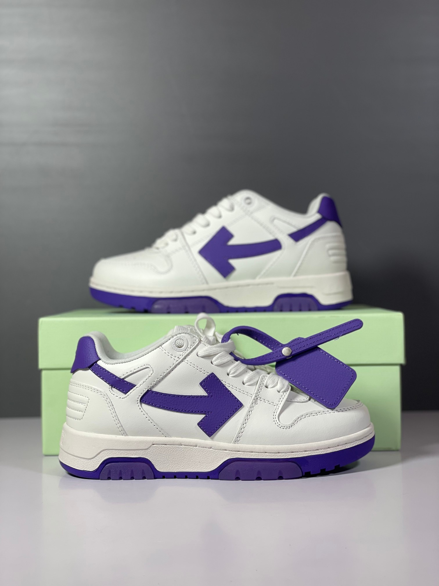 Off-White Out Of Office Low Sneakers White/Purple