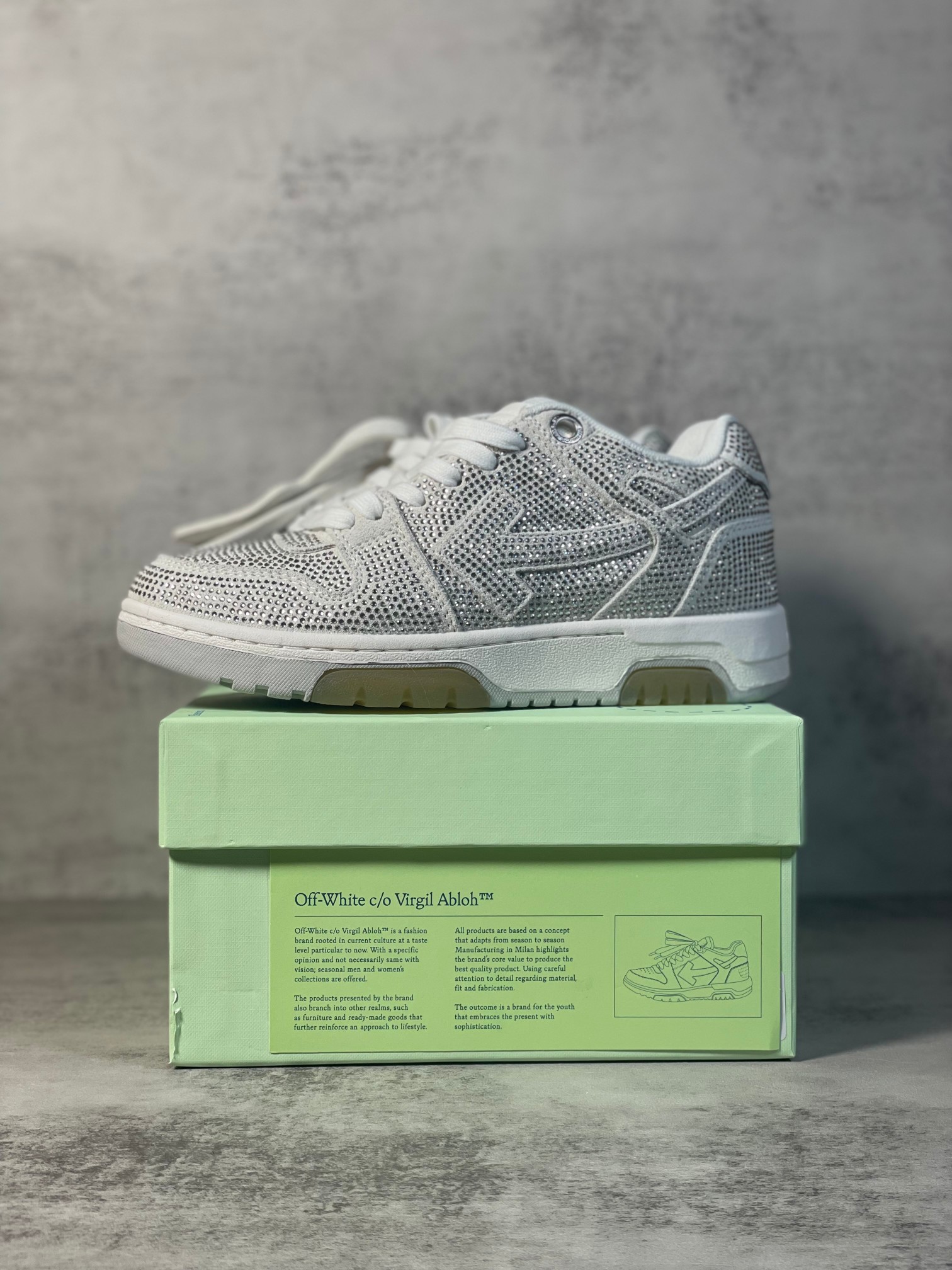 Off-White Out Of Office Low Sneakers Silver/White