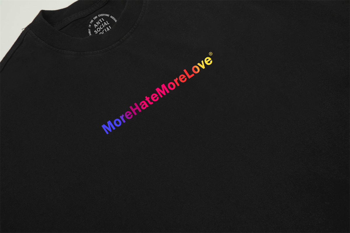 Anti Social Social Club Gradient Logo Tee Multicolor