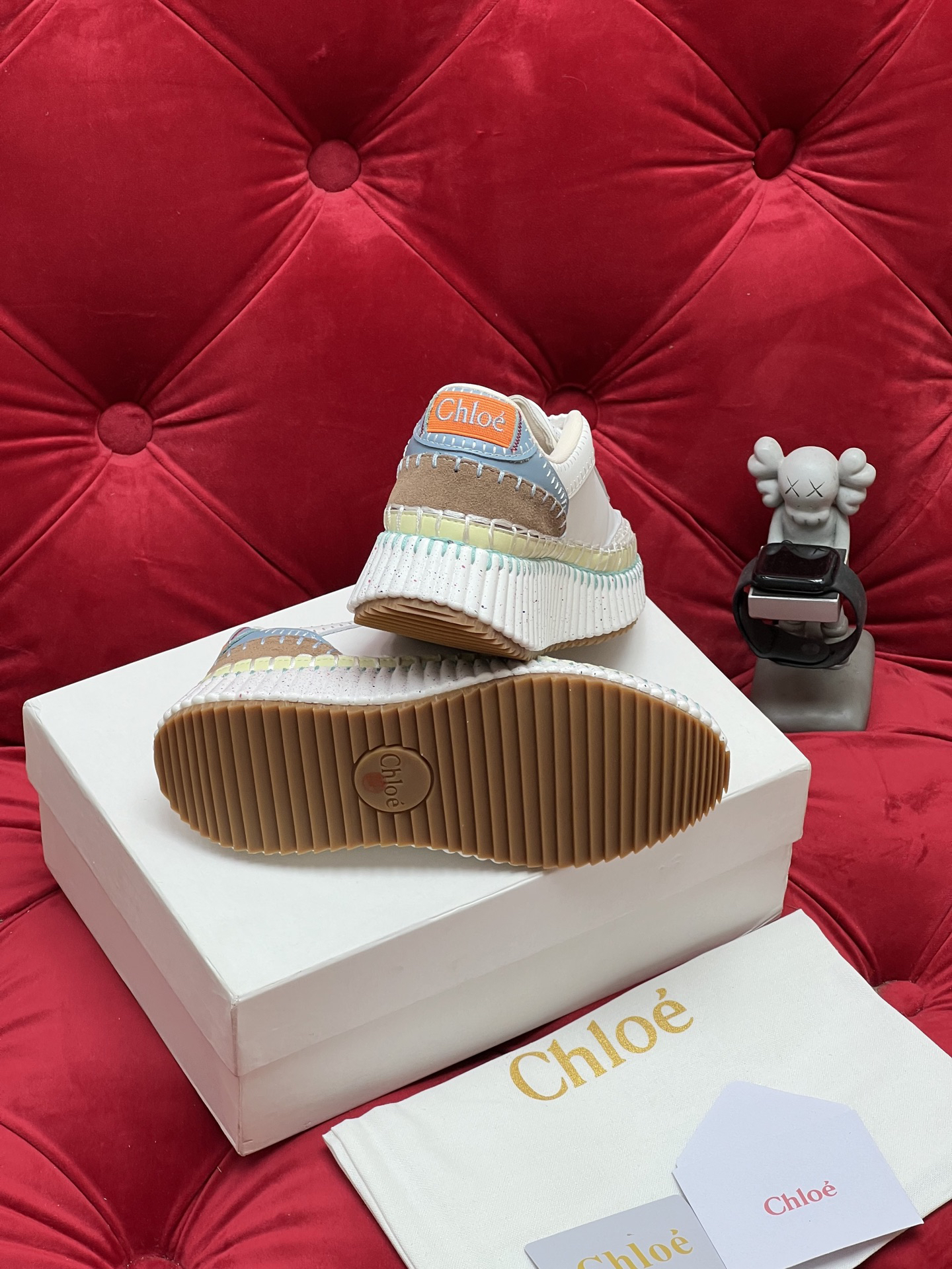 Chloe Platform Casual Sneakers Multicolor