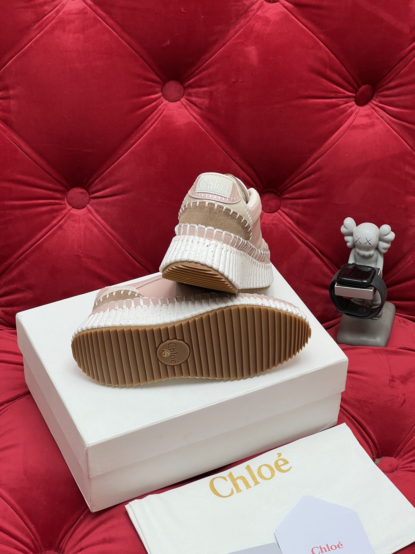 Chloe Platform Sneakers Pink