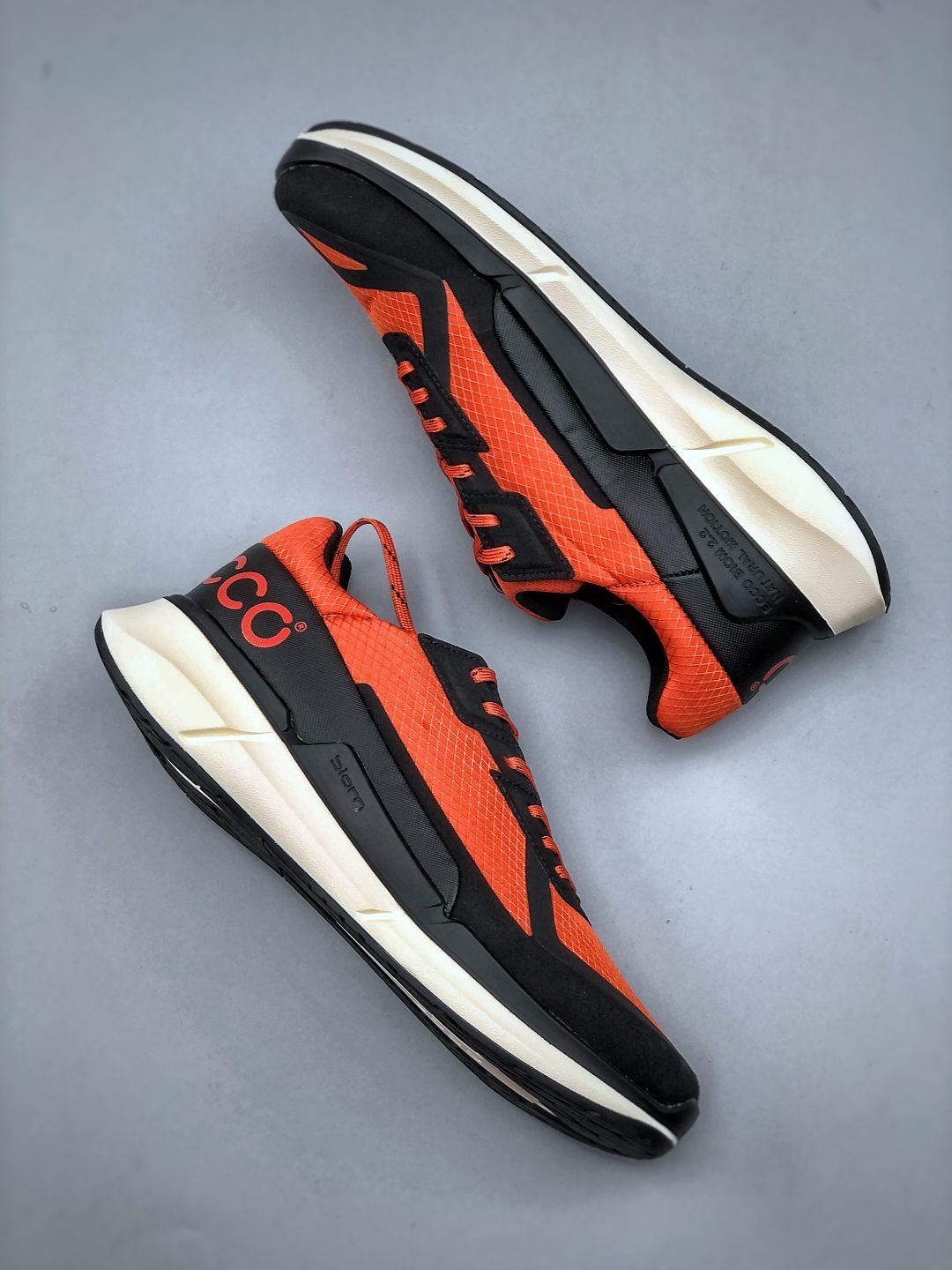 ECCO Breathable Running Sneakers Orange