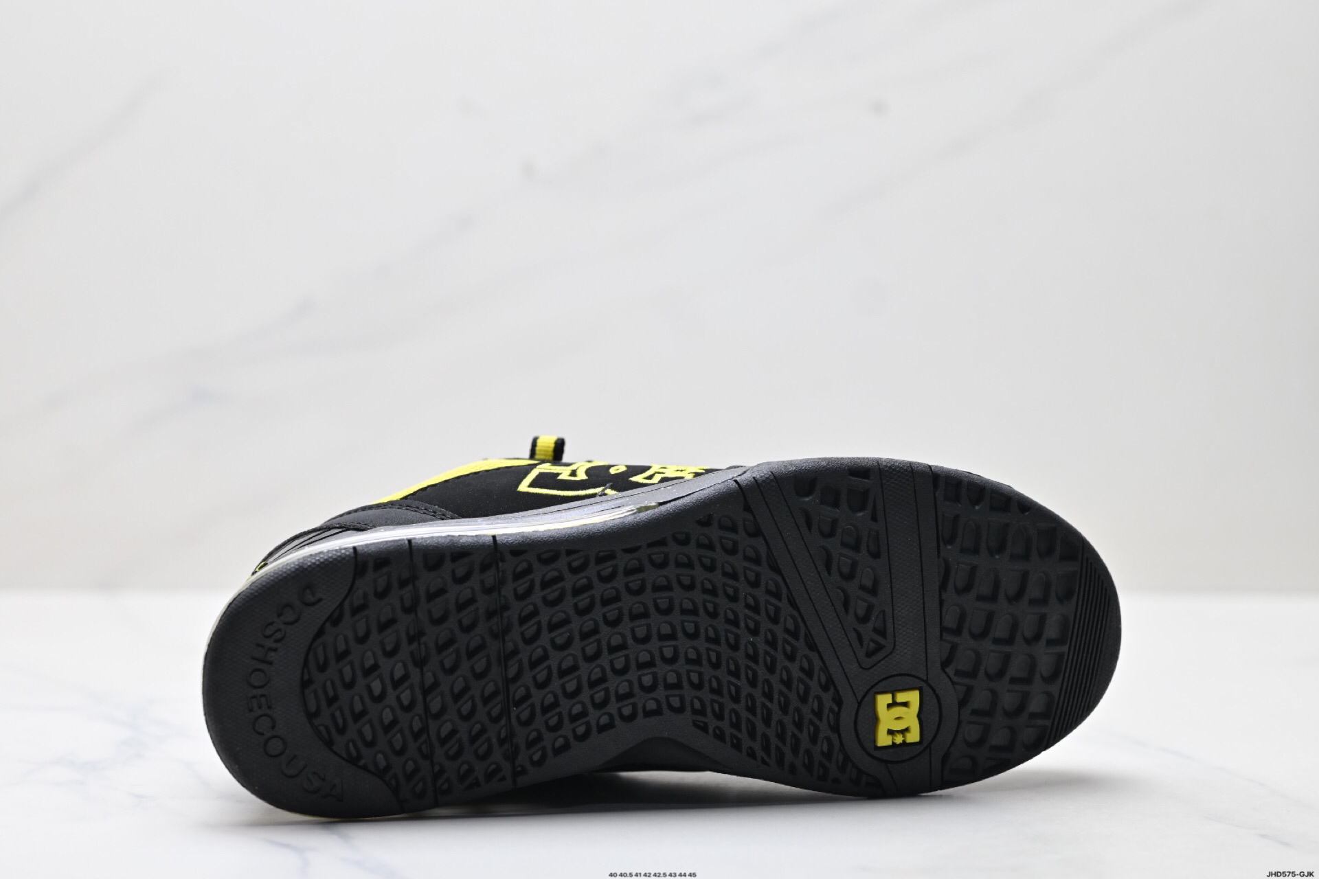DC Shoes Air Cushion Sneaker Black/Yellow