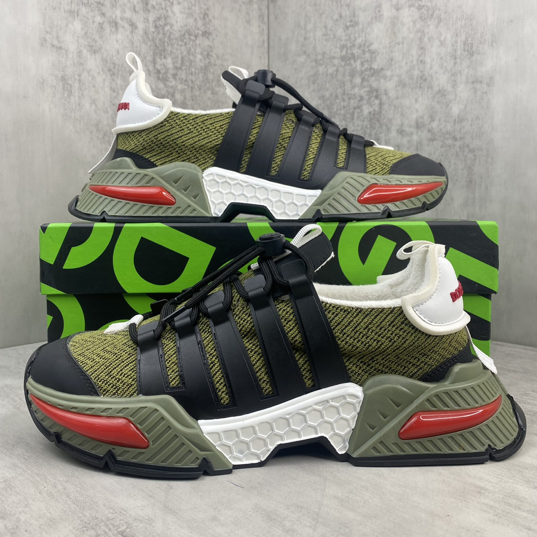Dolce & Gabbana DG Chunky Dad Sneakers Green