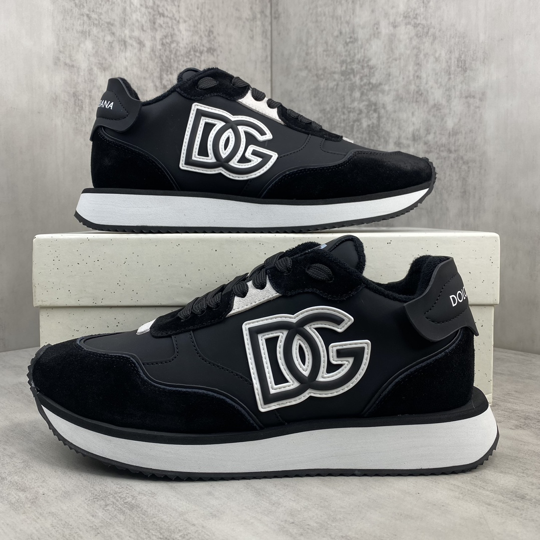 Dolce & Gabbana DG Logo Dad Sneakers Black/White