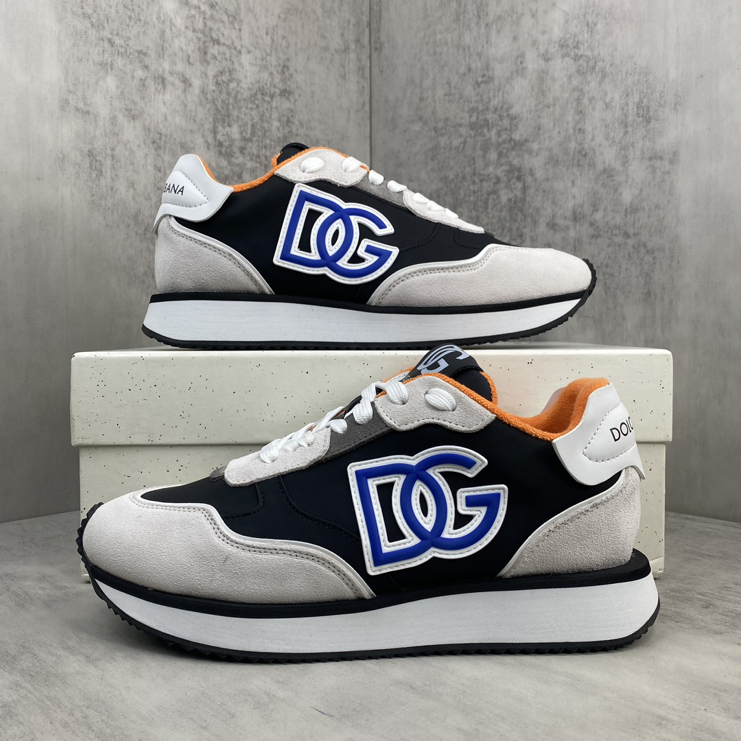 Dolce & Gabbana DG Daymaster Sneakers Black/White/Orange