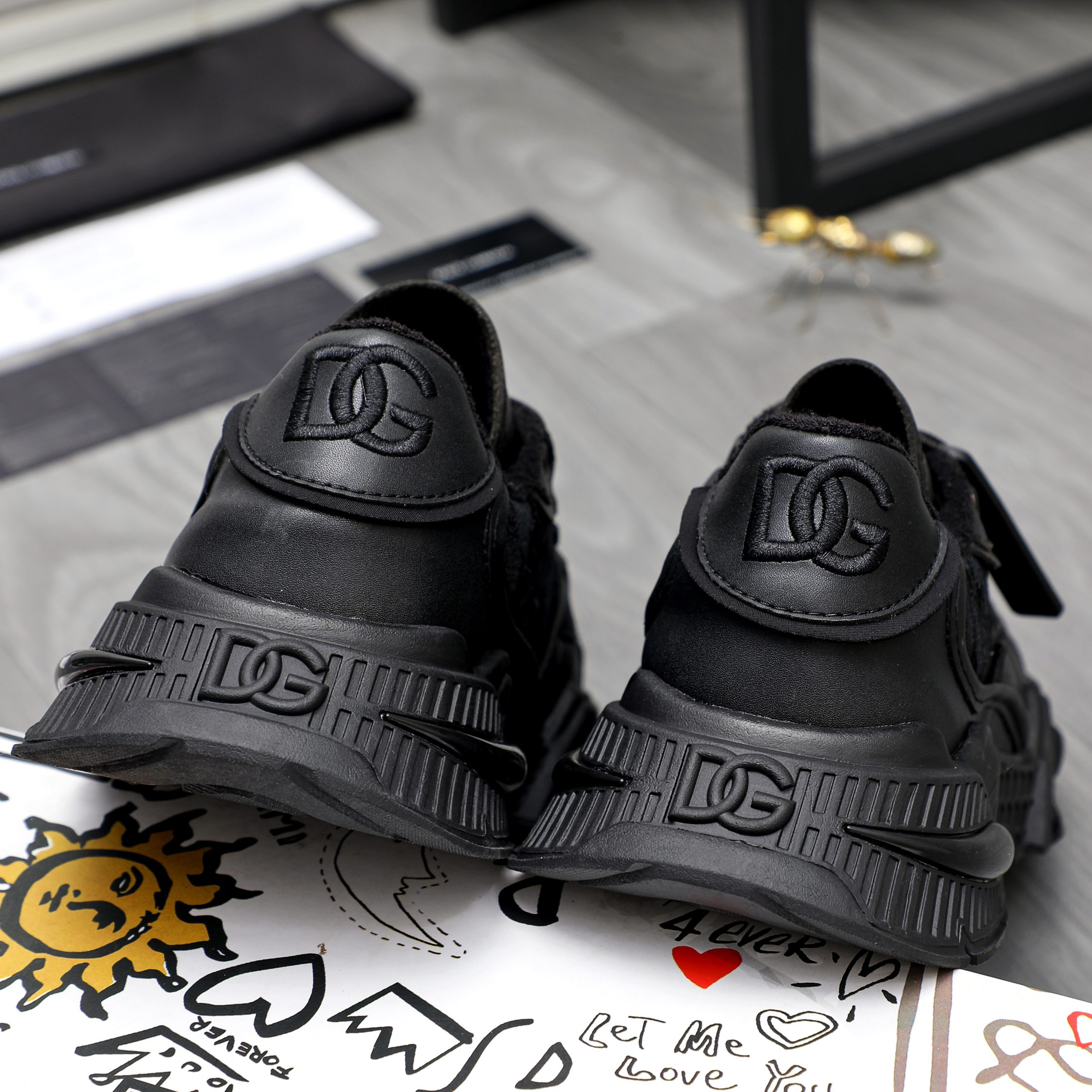 Dolce & Gabbana Chunky Sneakers Black
