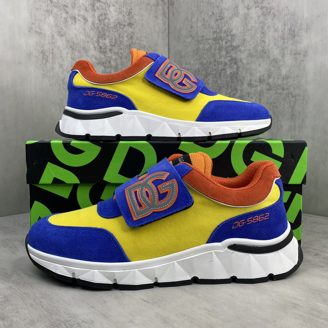 Dolce & Gabbana Daymaster Sneakers Blue/Yellow/Orange