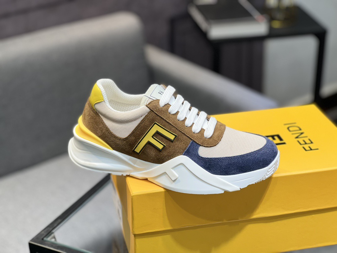 Fendi Chunky Casual Sneakers Multi