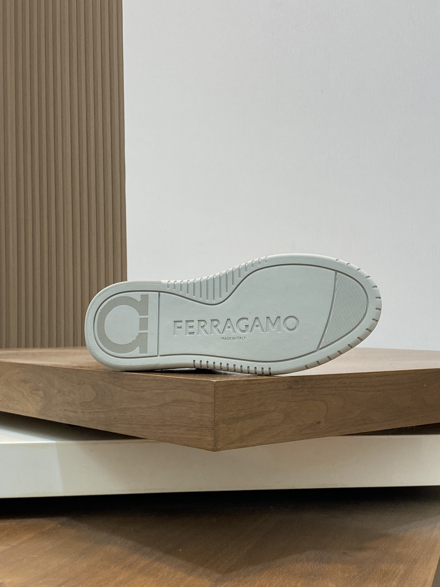 Ferragamo Gancini Low Sneakers White