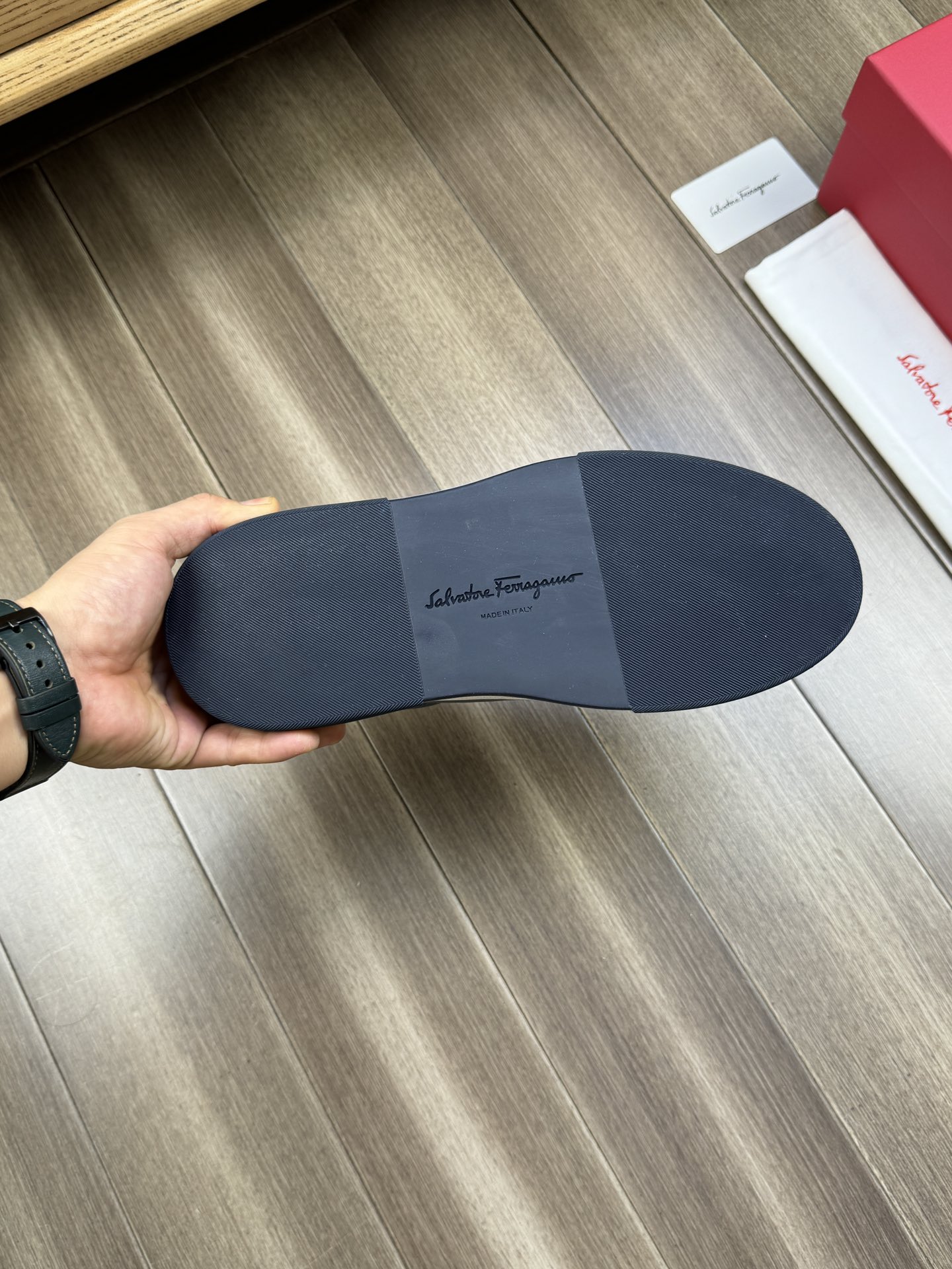 Ferragamo Logo Canvas Sneakers Grey