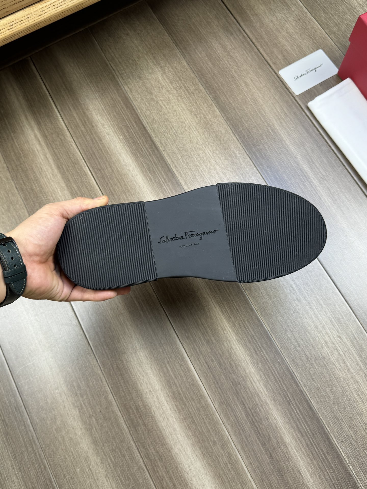 Ferragamo Logo Canvas Low-Top Sneakers Black