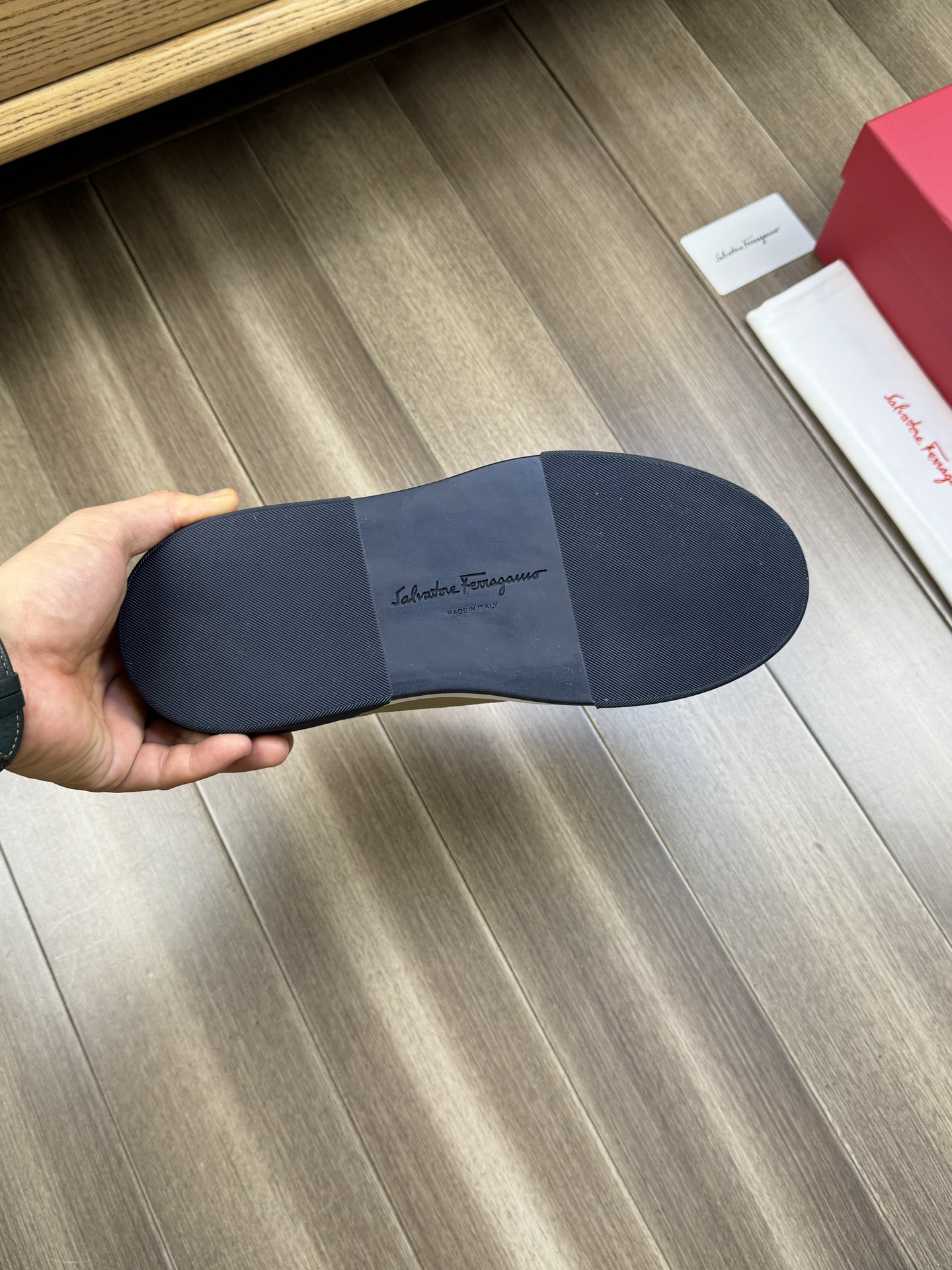 Ferragamo Gancini Canvas Sneakers Khaki