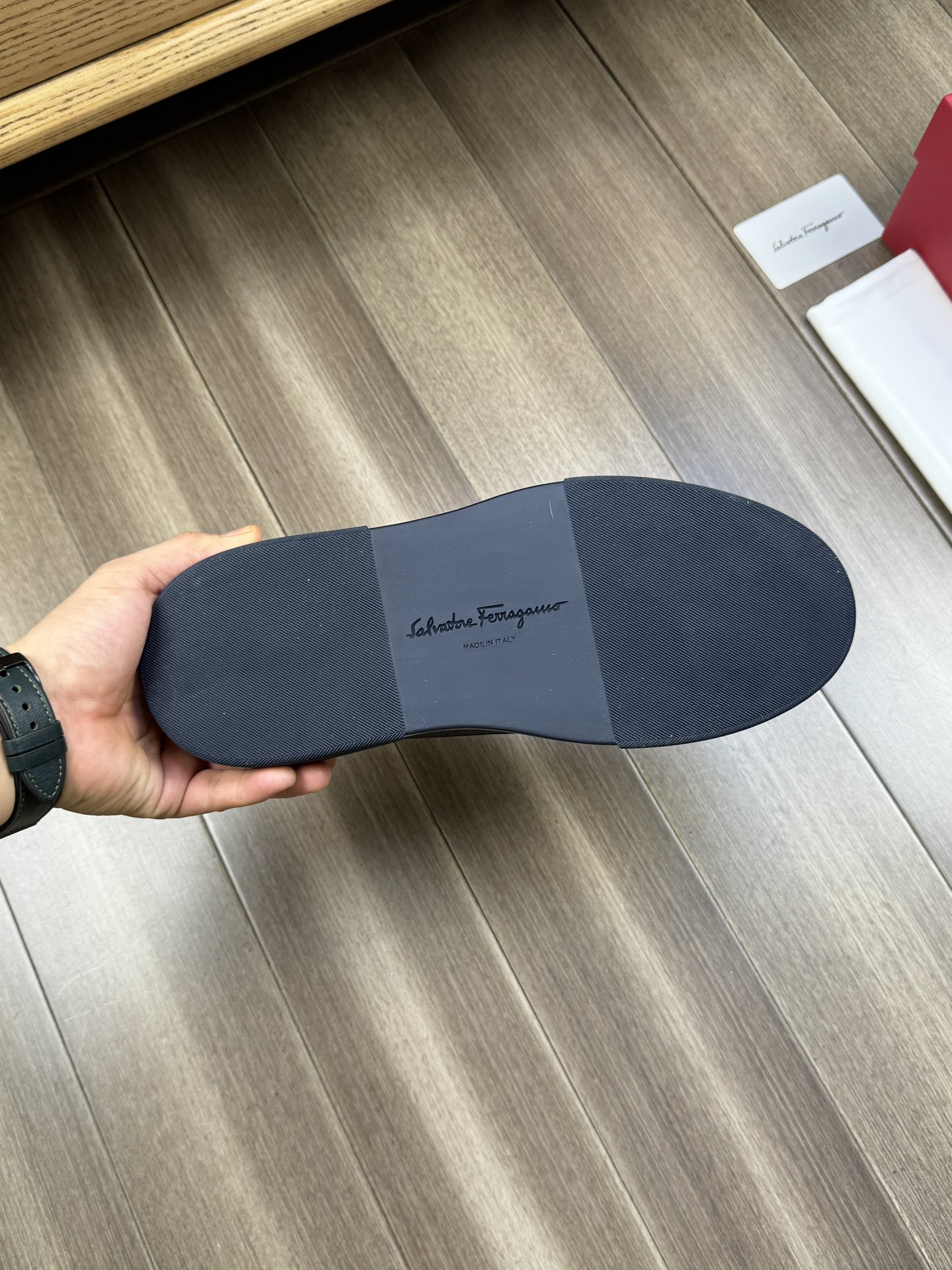 Ferragamo Logo Canvas Sneakers Black