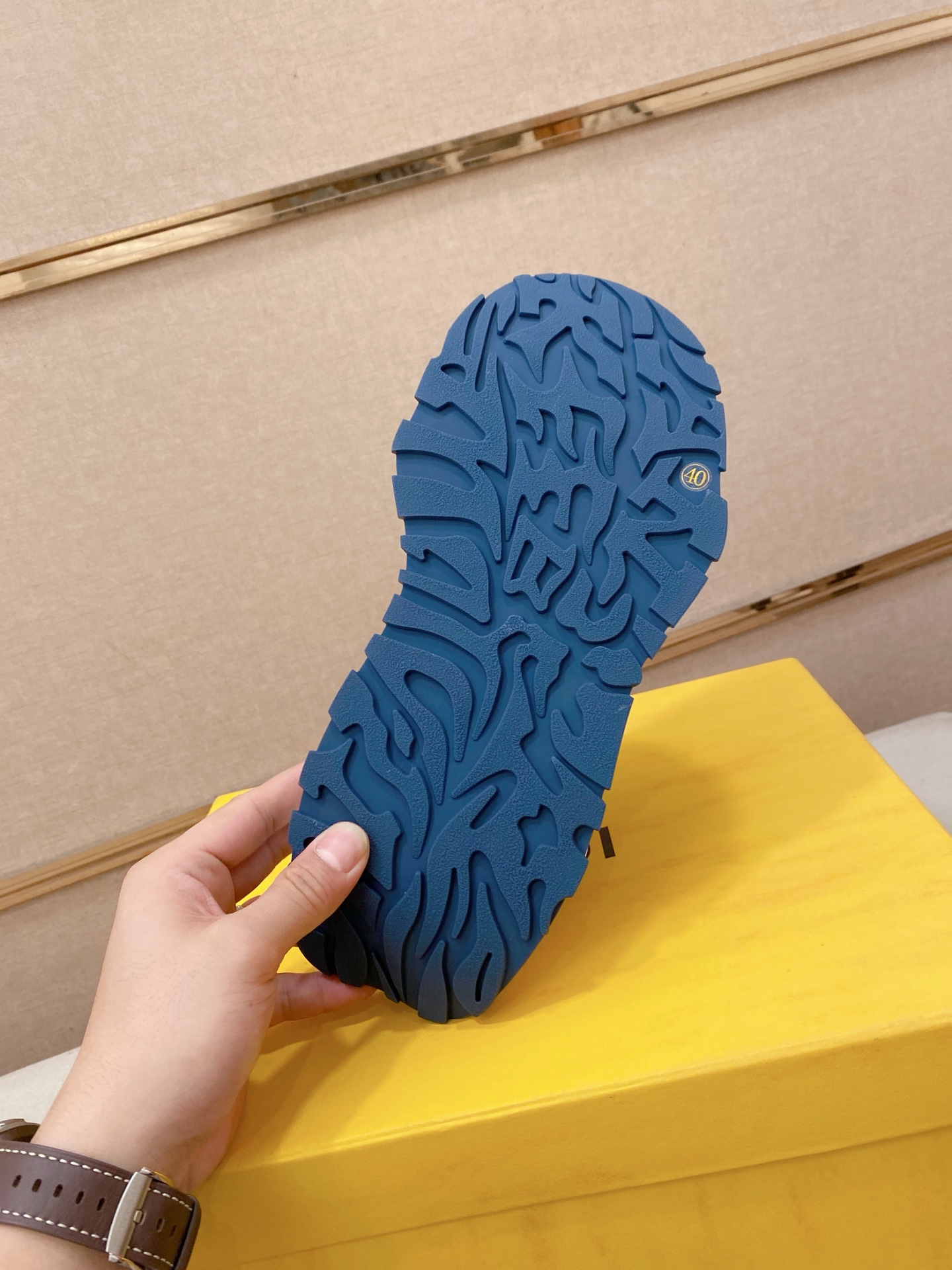 Fendi Flow Chunky Sneakers Blue