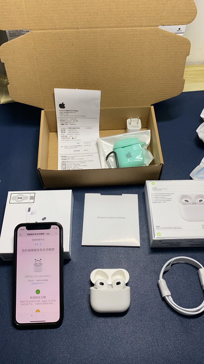 Apple AirPods 3 Wireless Earbuds White