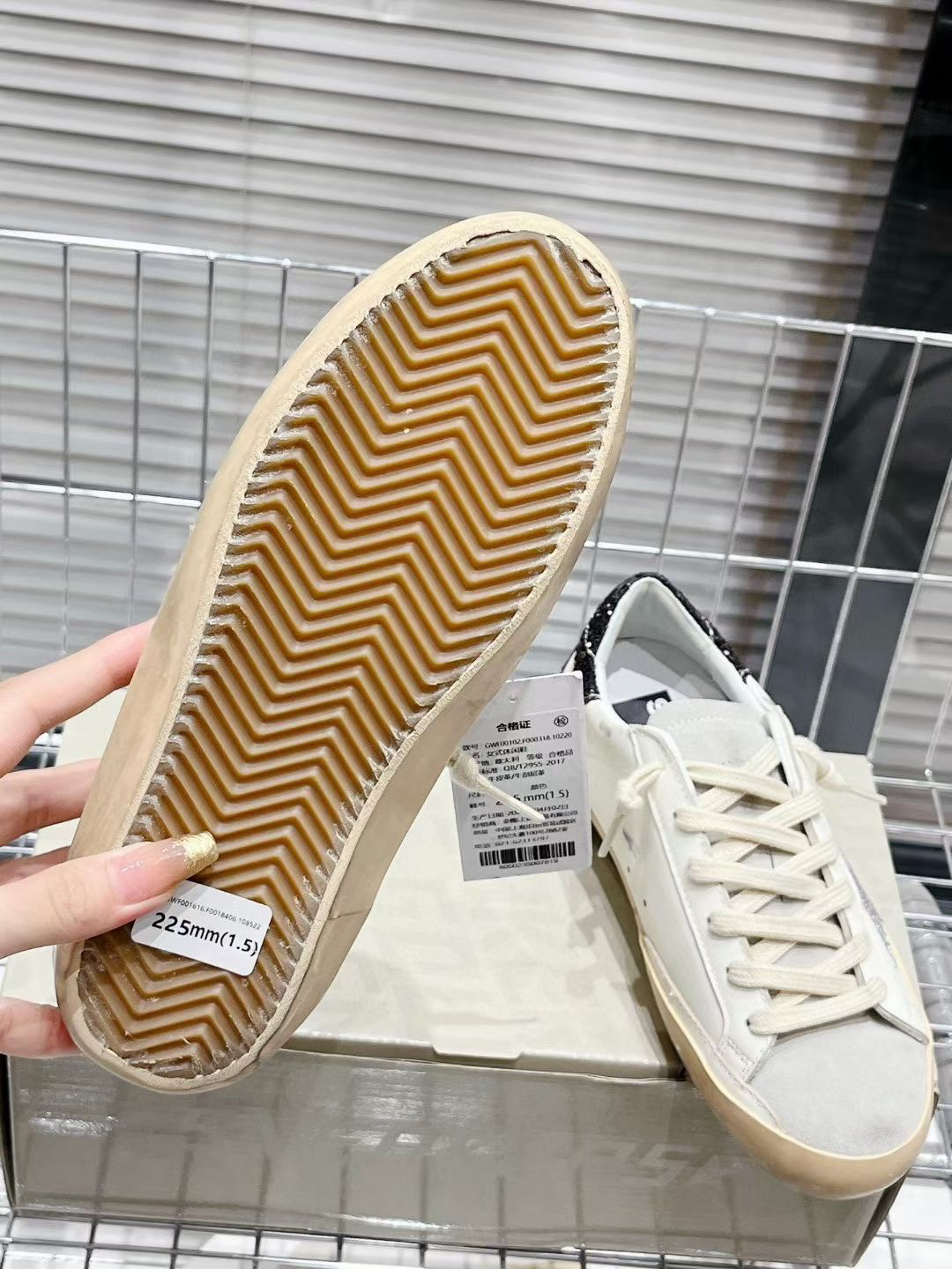 Golden Goose Superstar Sneakers Black/Silver/White