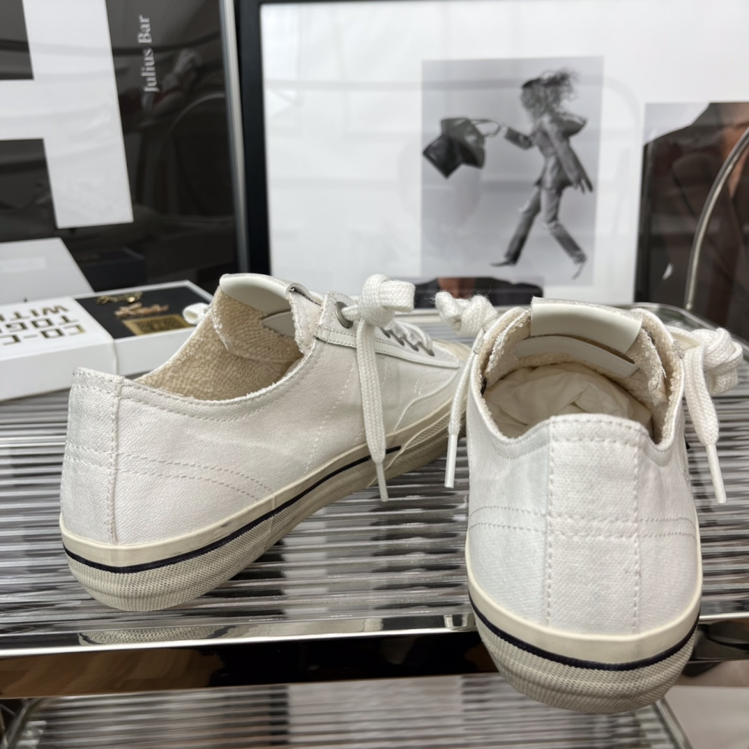 Golden Goose VSTAR2 Canvas Sneakers White/Black Star