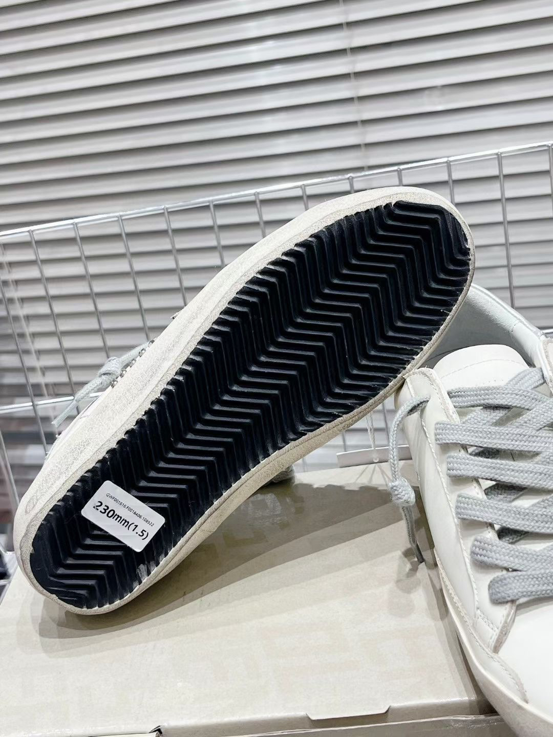 Golden Goose Superstar Sabot Sneakers Silver