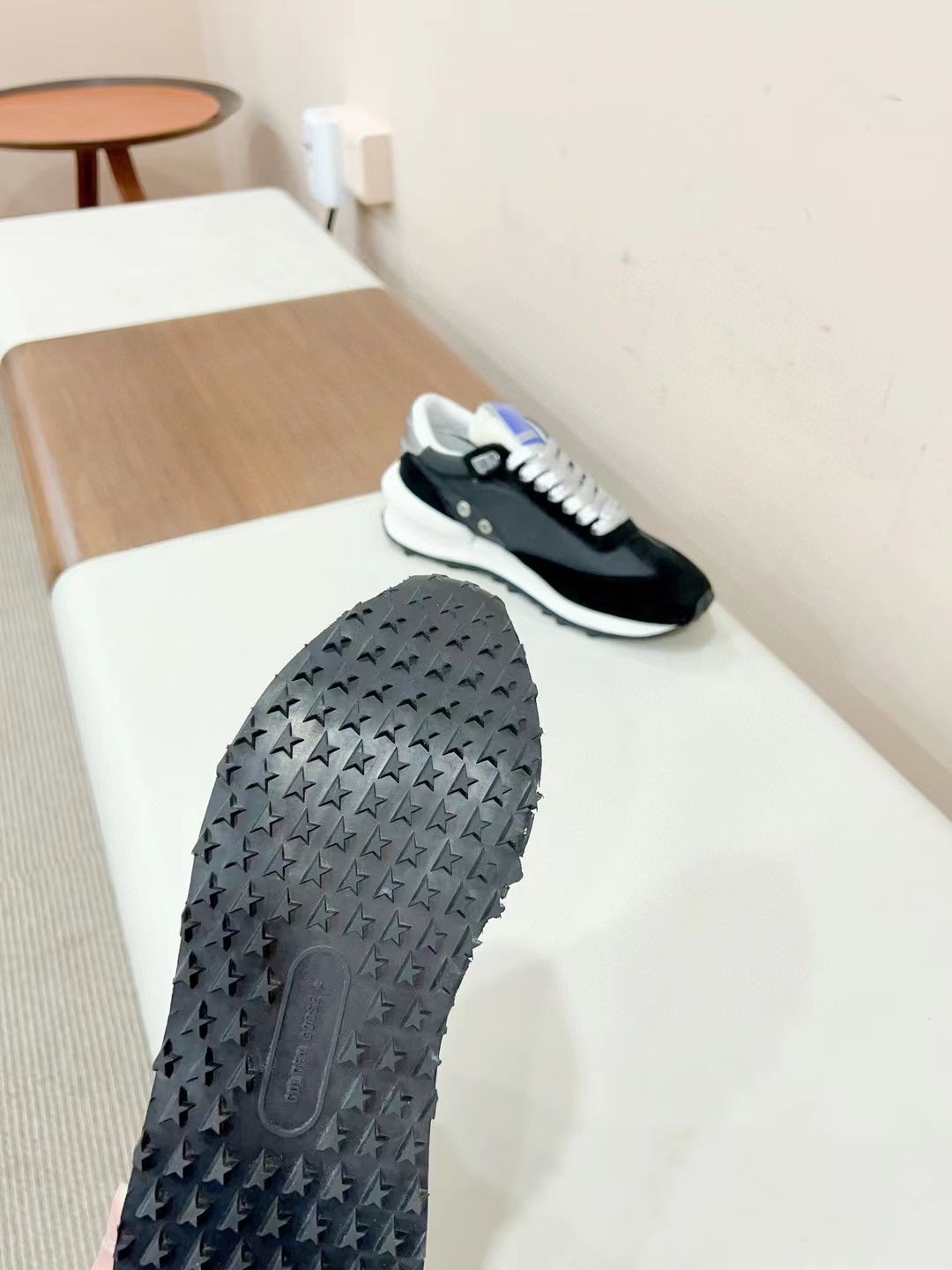 Golden Goose Marathon Running Sneakers Black/Silver