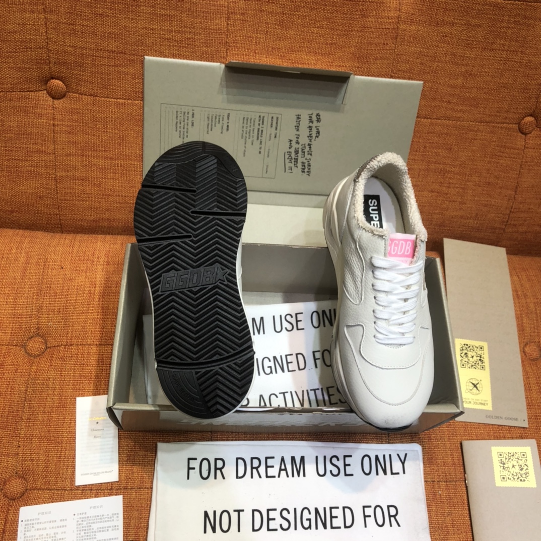 Golden Goose GGDB Running Lift Sneakers White