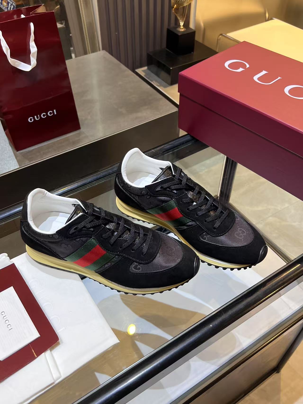 Gucci Re-Motion Platform Sneakers Black