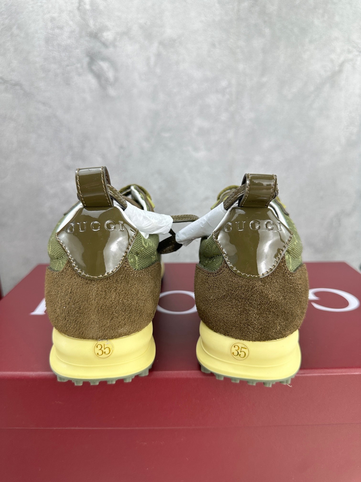 Gucci Re-Motion Platform Sneakers Green