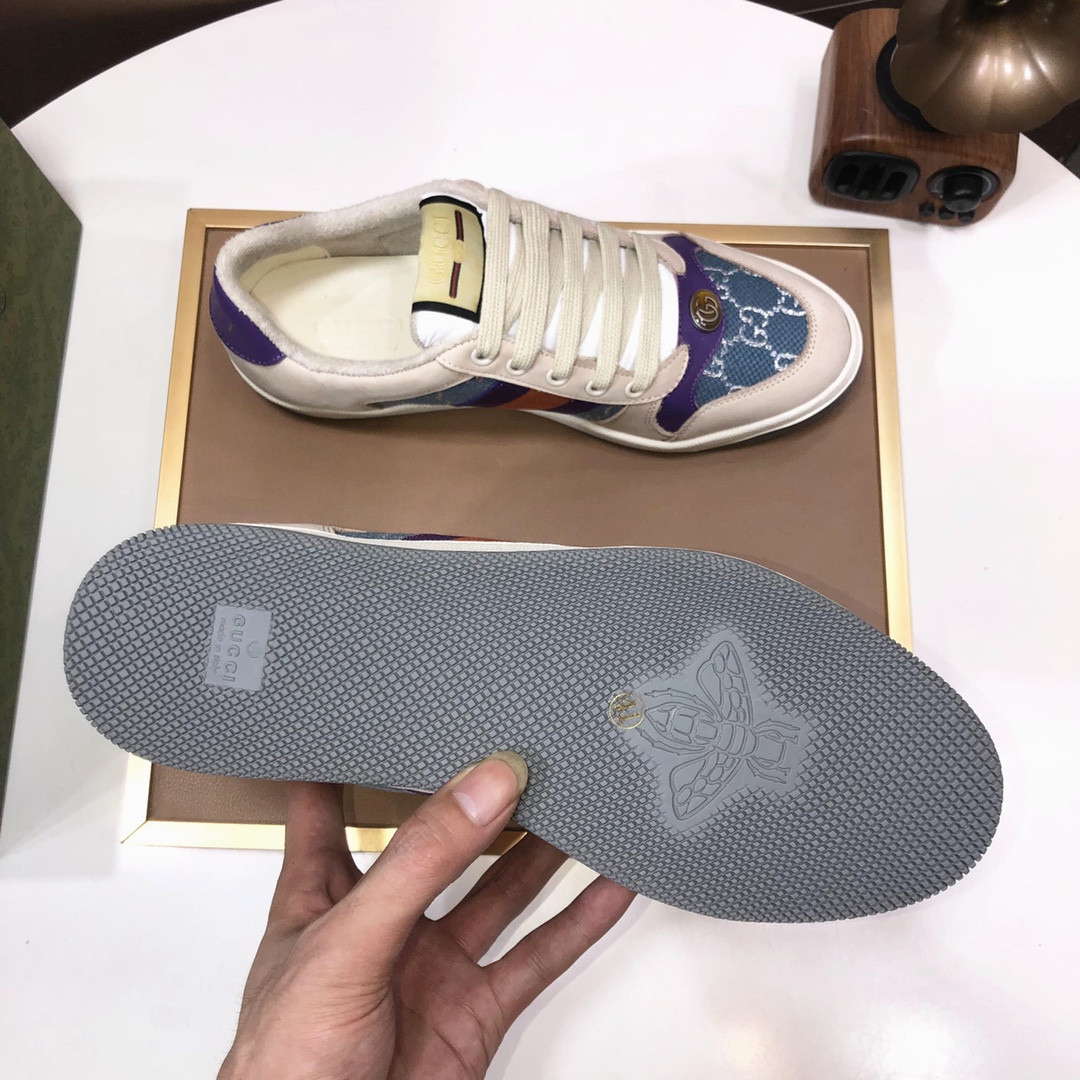 Gucci GG Canvas Low-Top Sneakers Multicolor
