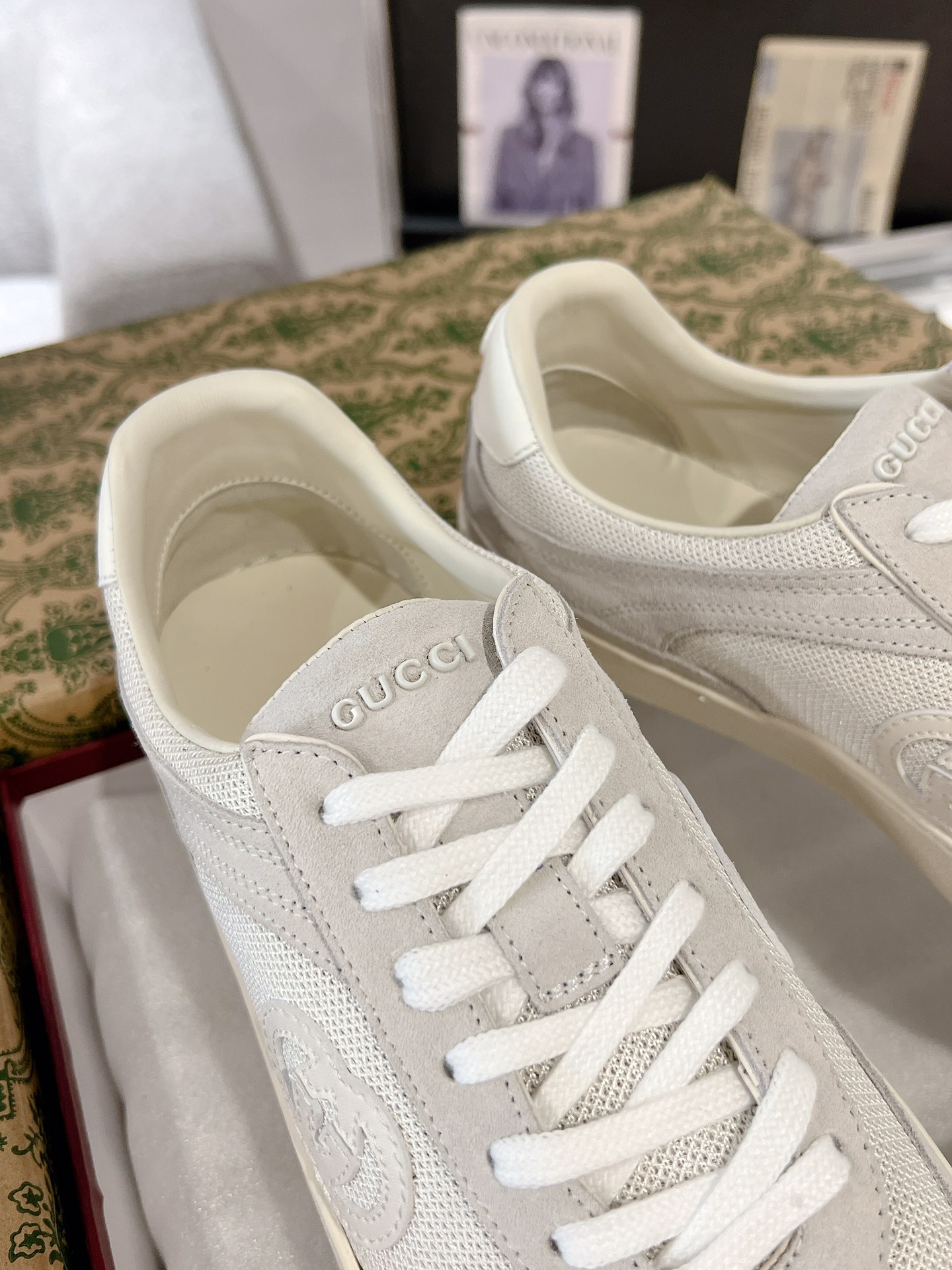 Gucci GG Low-Top Sneakers White