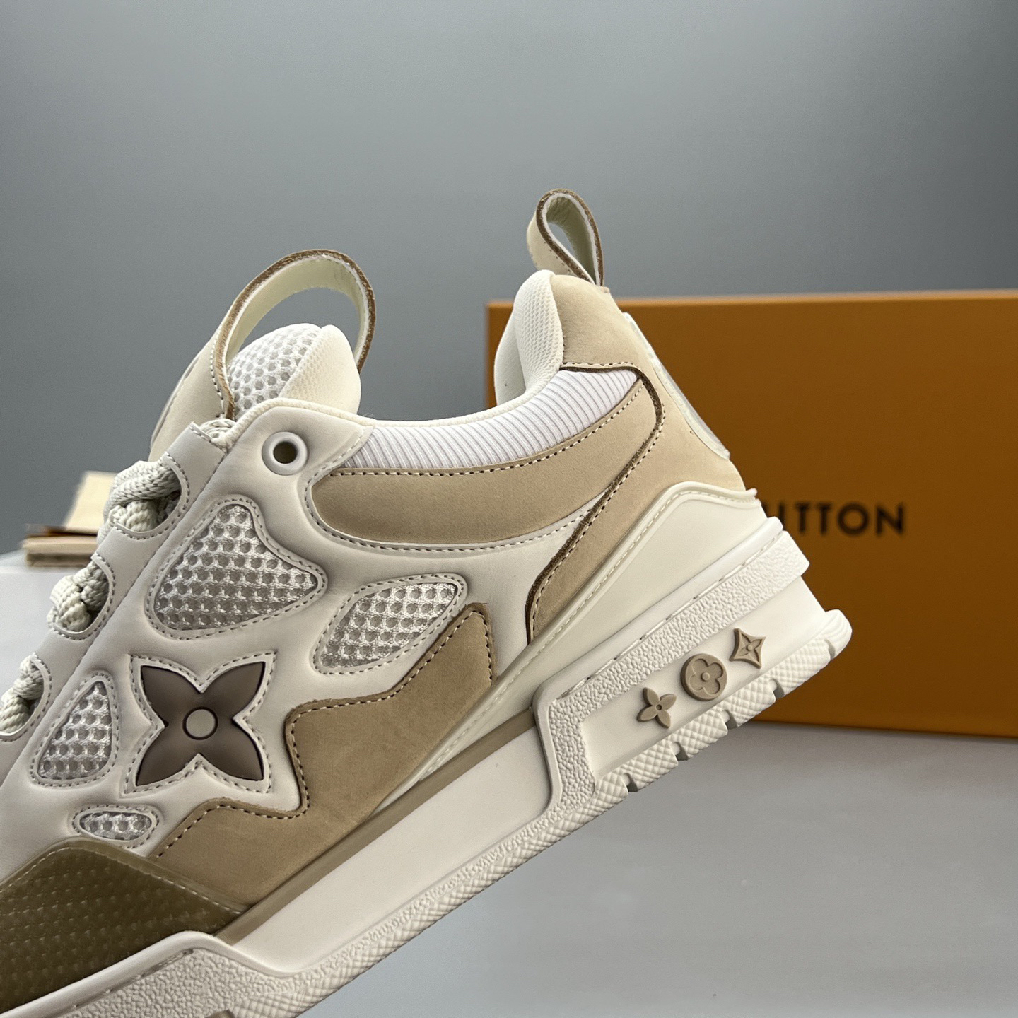 Louis Vuitton LV Trainer Sneaker Beige