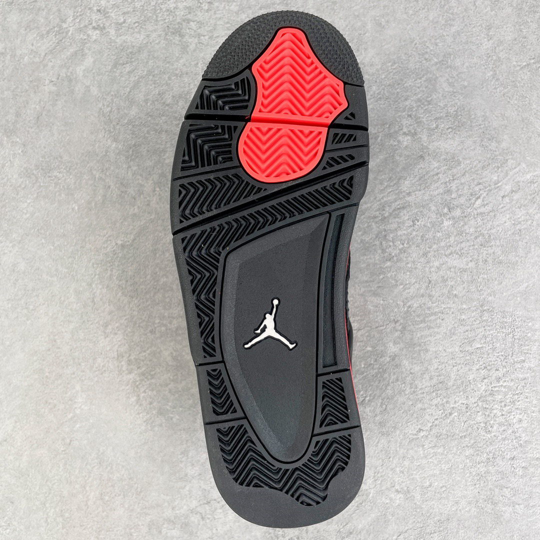 Jordan Air Jordan 4 Retro Suede Sneakers Black/Red
