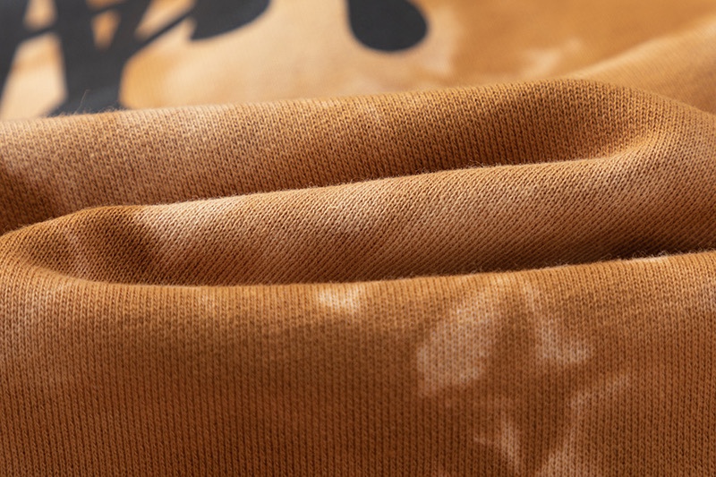 Stussy Tie-Dye Logo Pullover Hoodie Brown