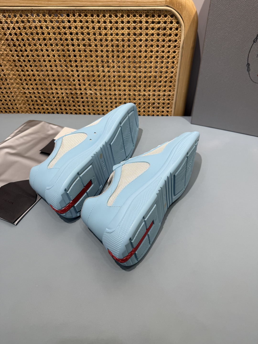 Prada Americas Cup Sneakers Blue
