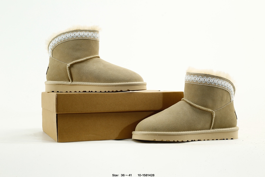 UGG Mini Shearling Boots Sand
