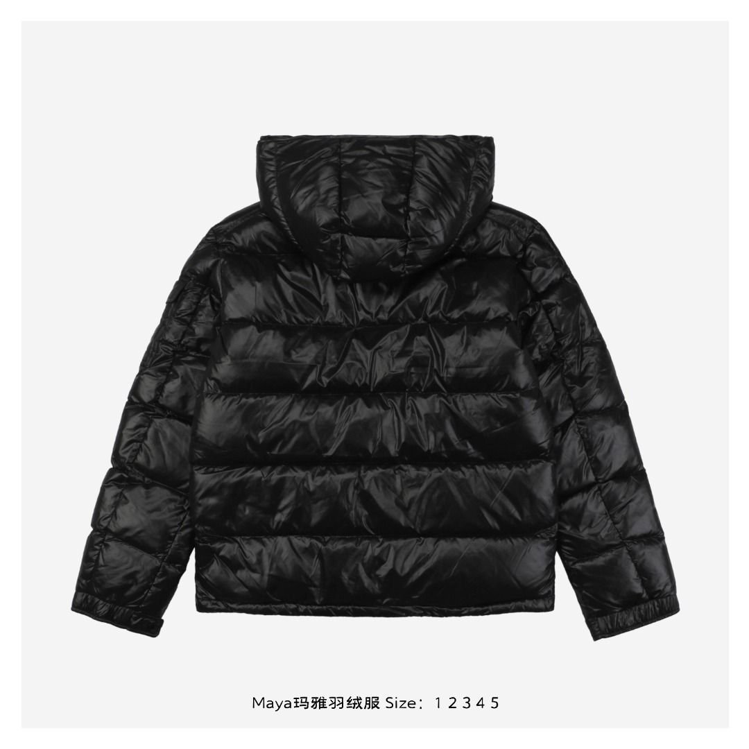 Moncler Maya Down Jacket Black
