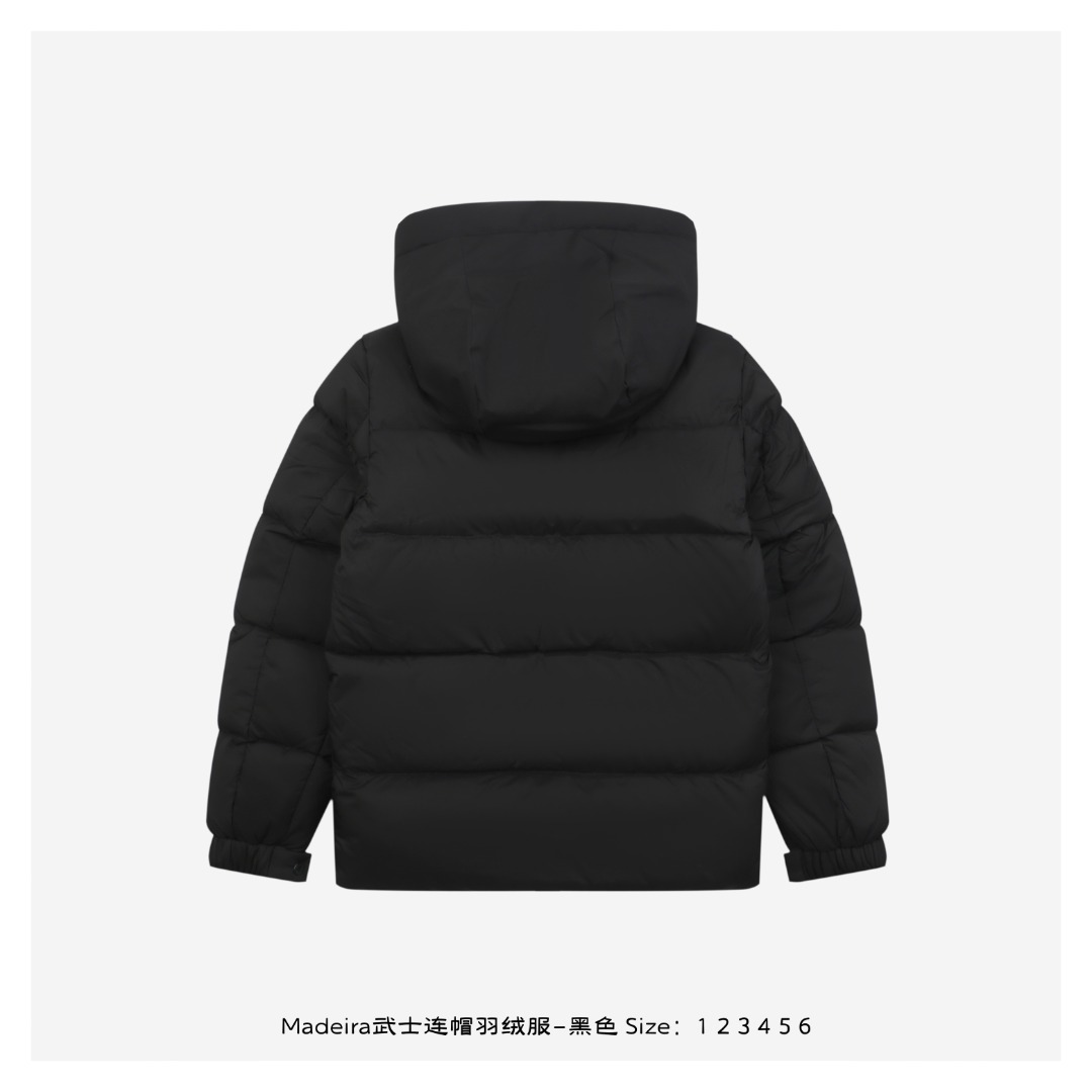 Moncler Madeira Hooded Down Jacket Black