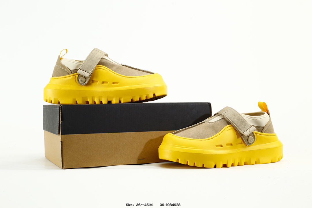 UGG Tasman Lowcut Platform Clog Yellow