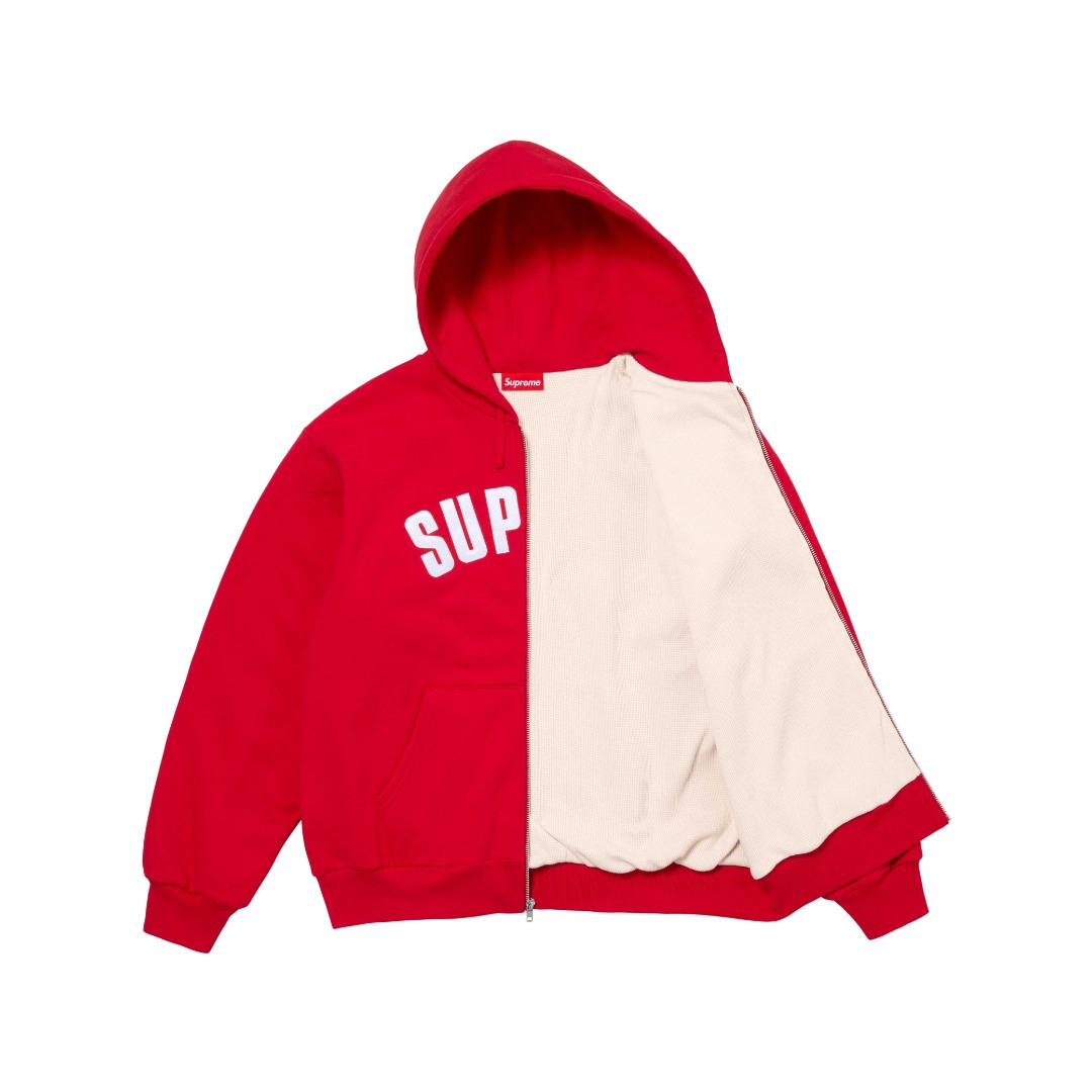 Supreme Thermal-Lined Zip Hoodie Multicolor