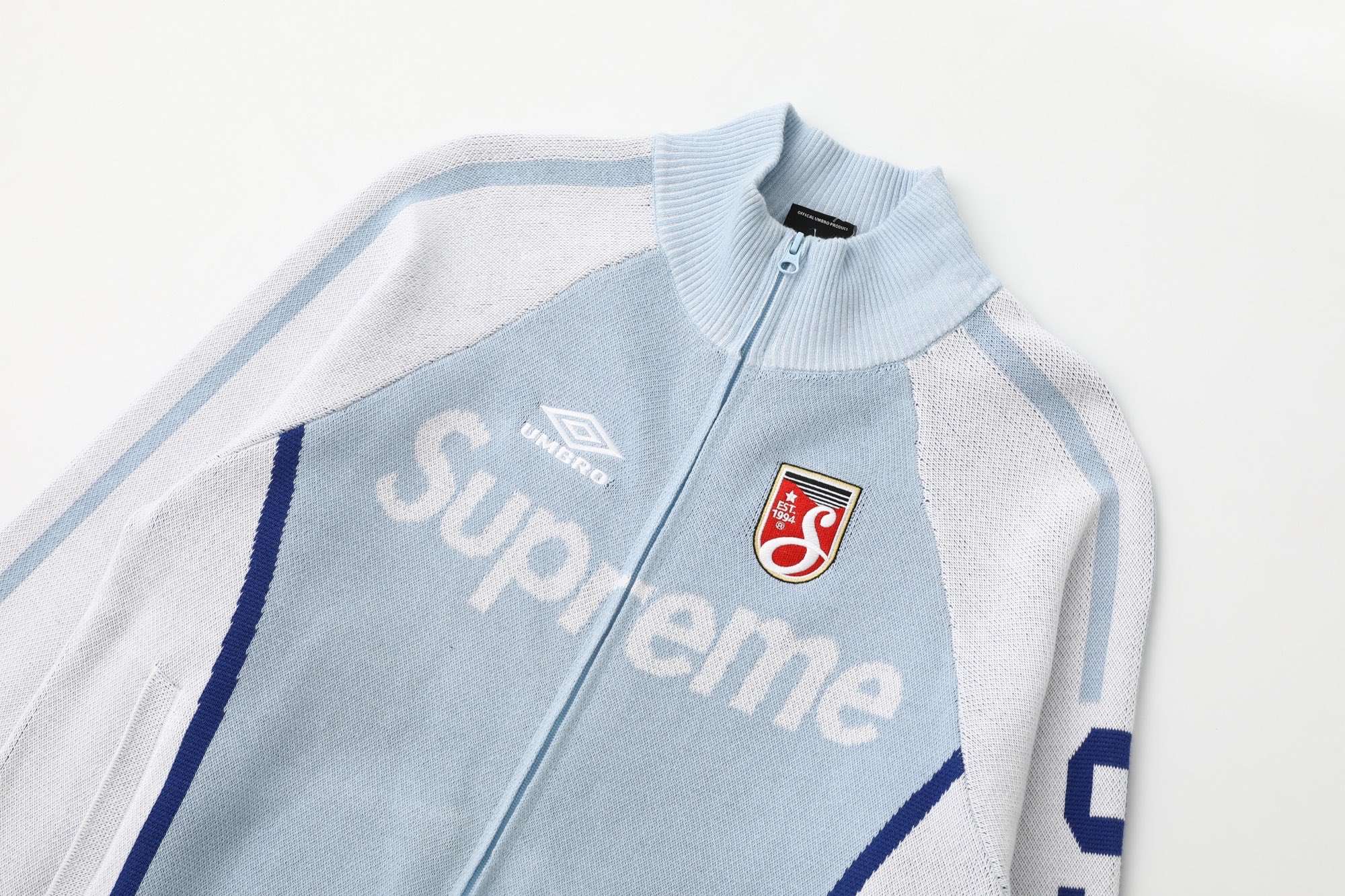 Supreme x Umbro Zip-Up Knit Jacket Multicolor