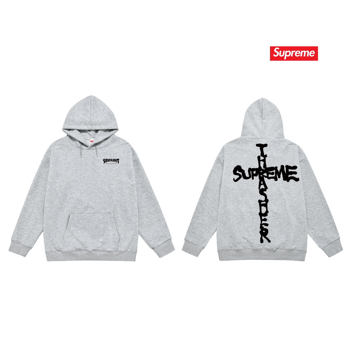 Supreme Cross Print Hoodie Multi-Color