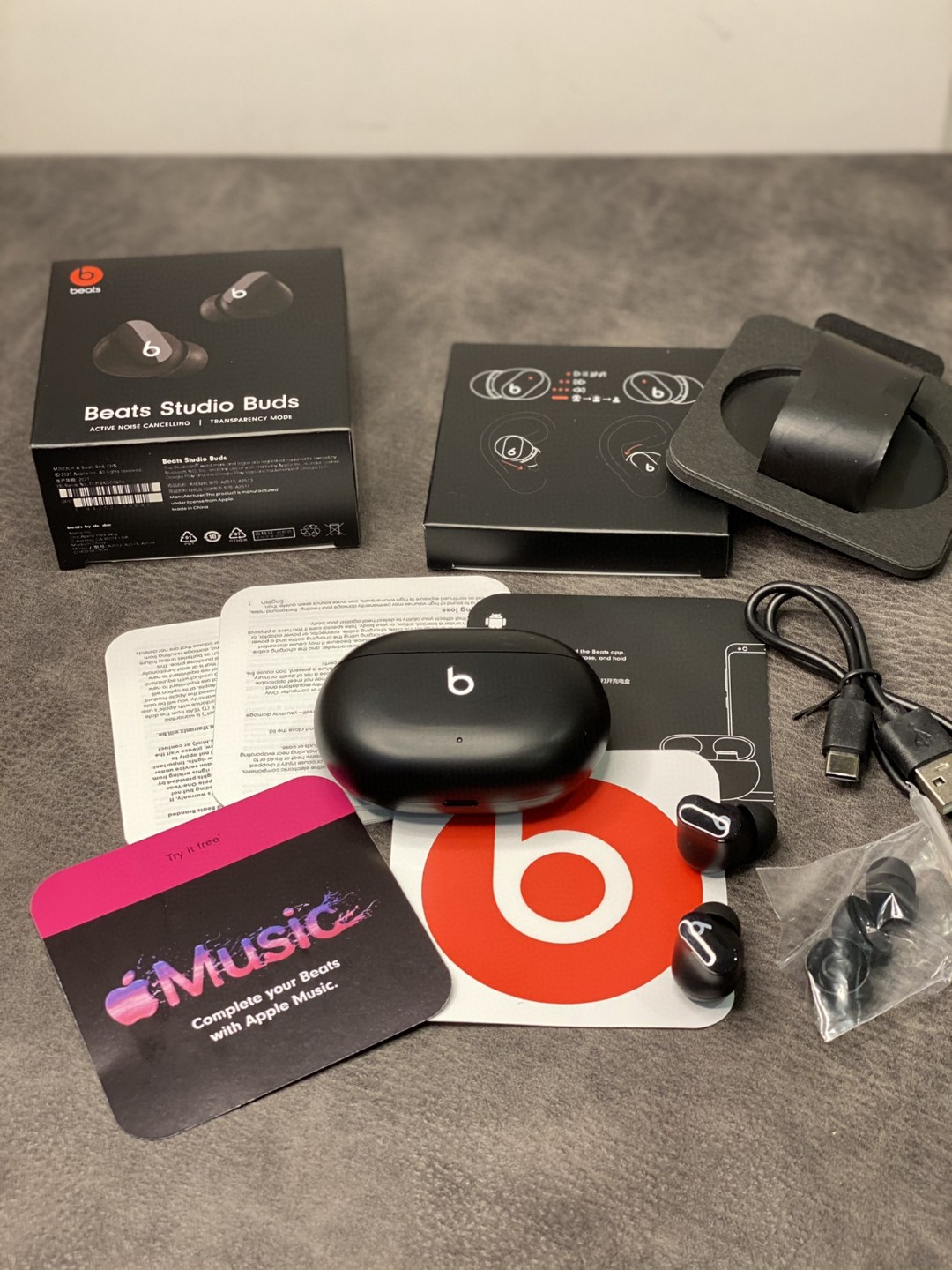Beats Studio Buds ANC Bluetooth Earbuds Black