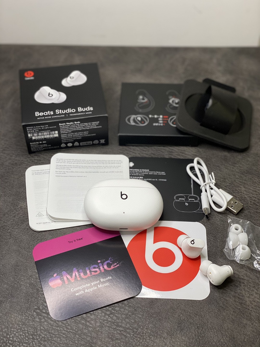 Beats Studio Buds ANC Earbuds White