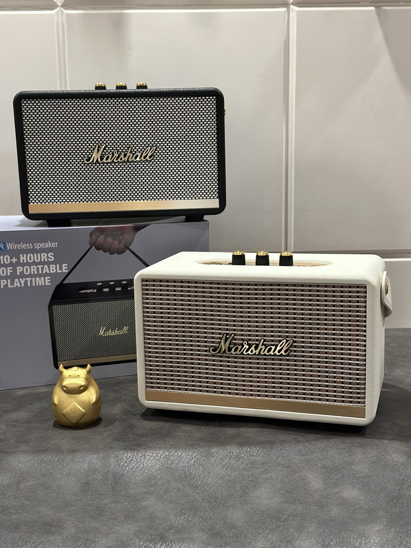 Marshall Portable BT Speaker White