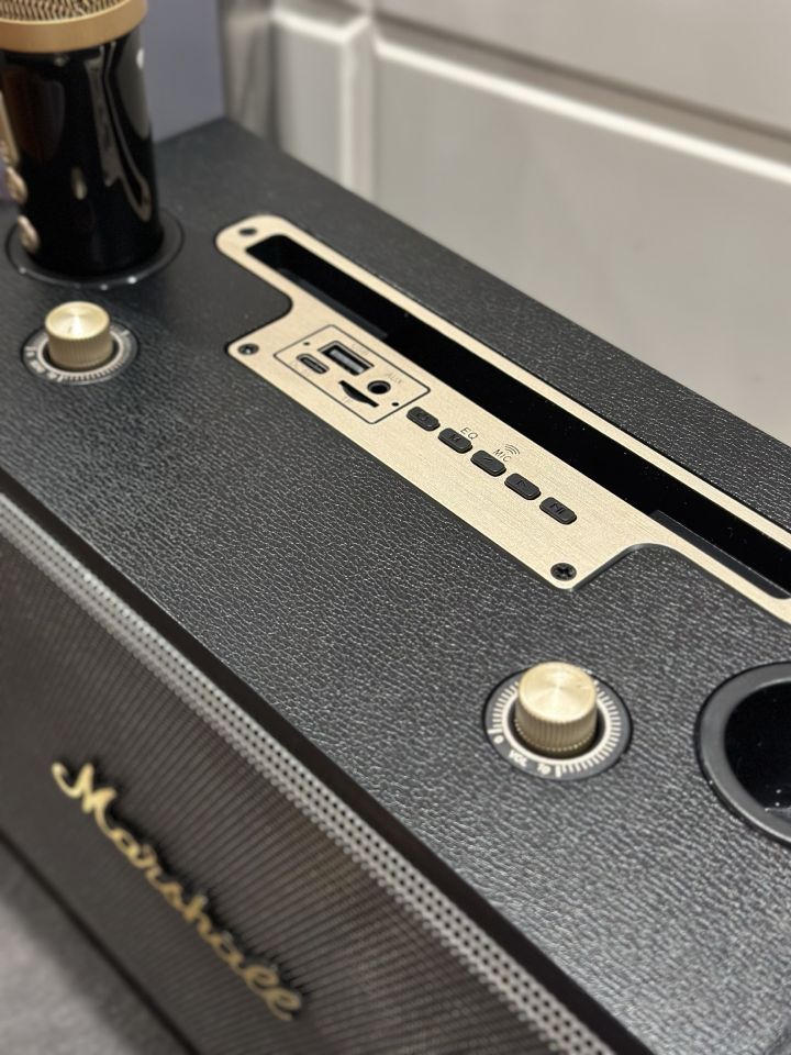 Marshall Dual Mic Stereo Speaker Black