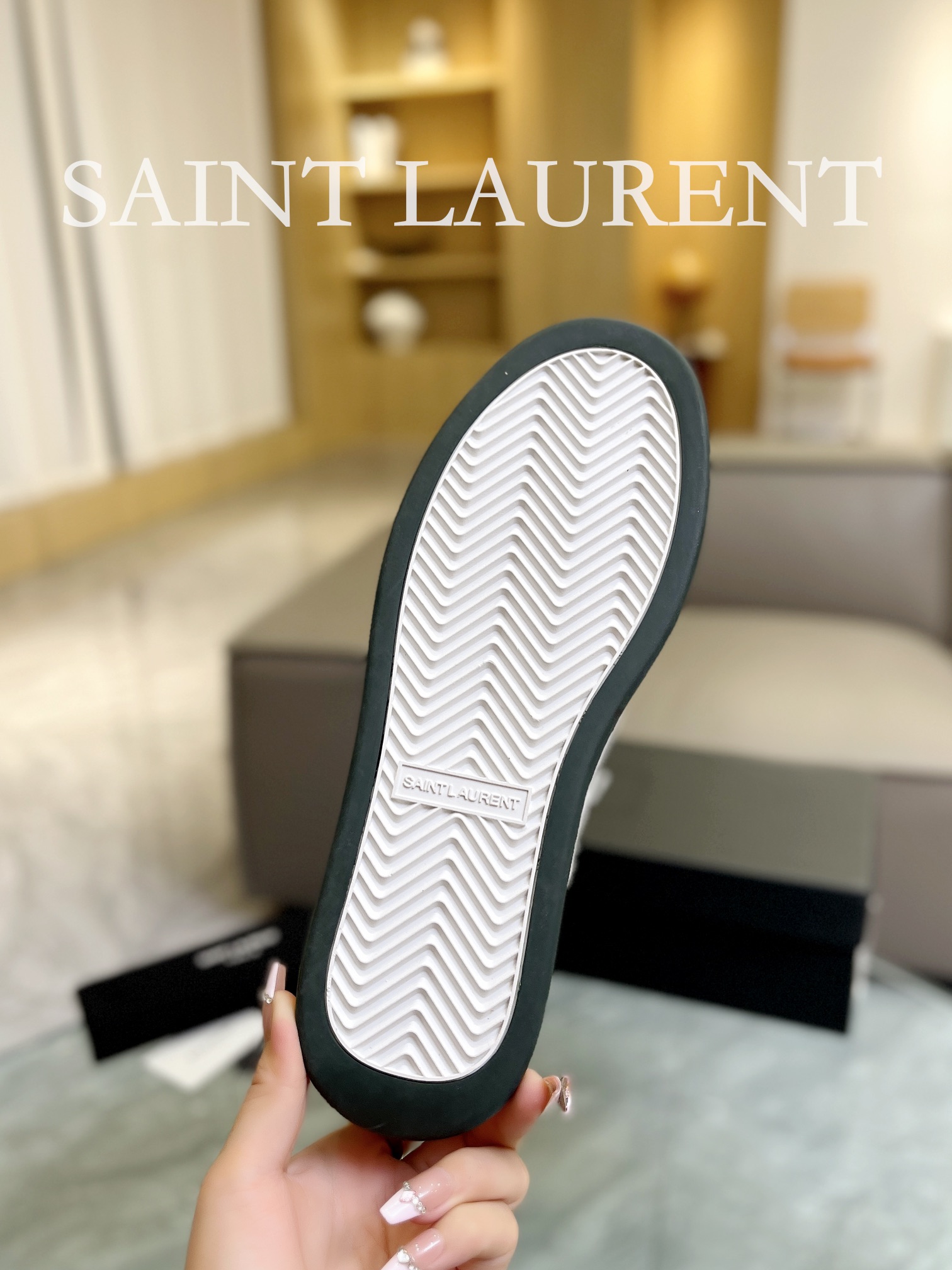 Saint Laurent SL61 Retro Sneakers Green/White