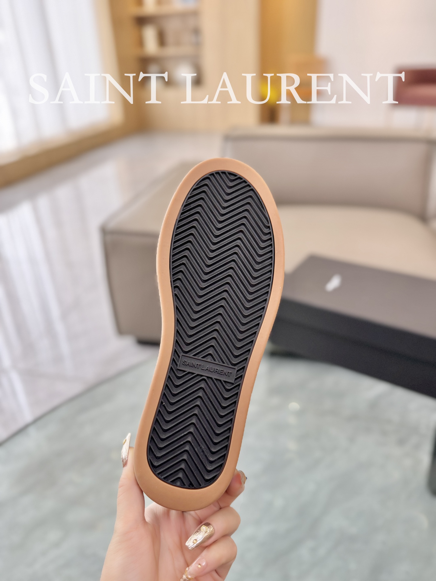 Saint Laurent SL61 Leather Sneakers Black