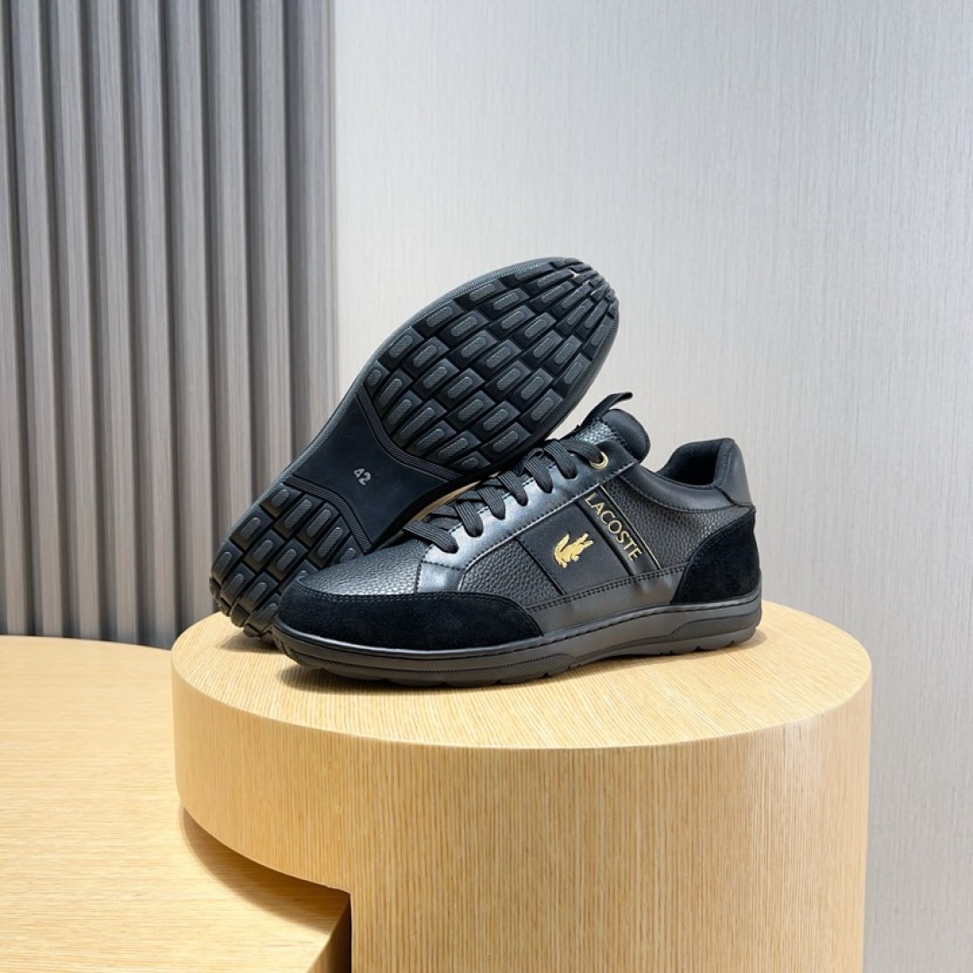 Lacoste Classic Leather Casual Sneakers Black