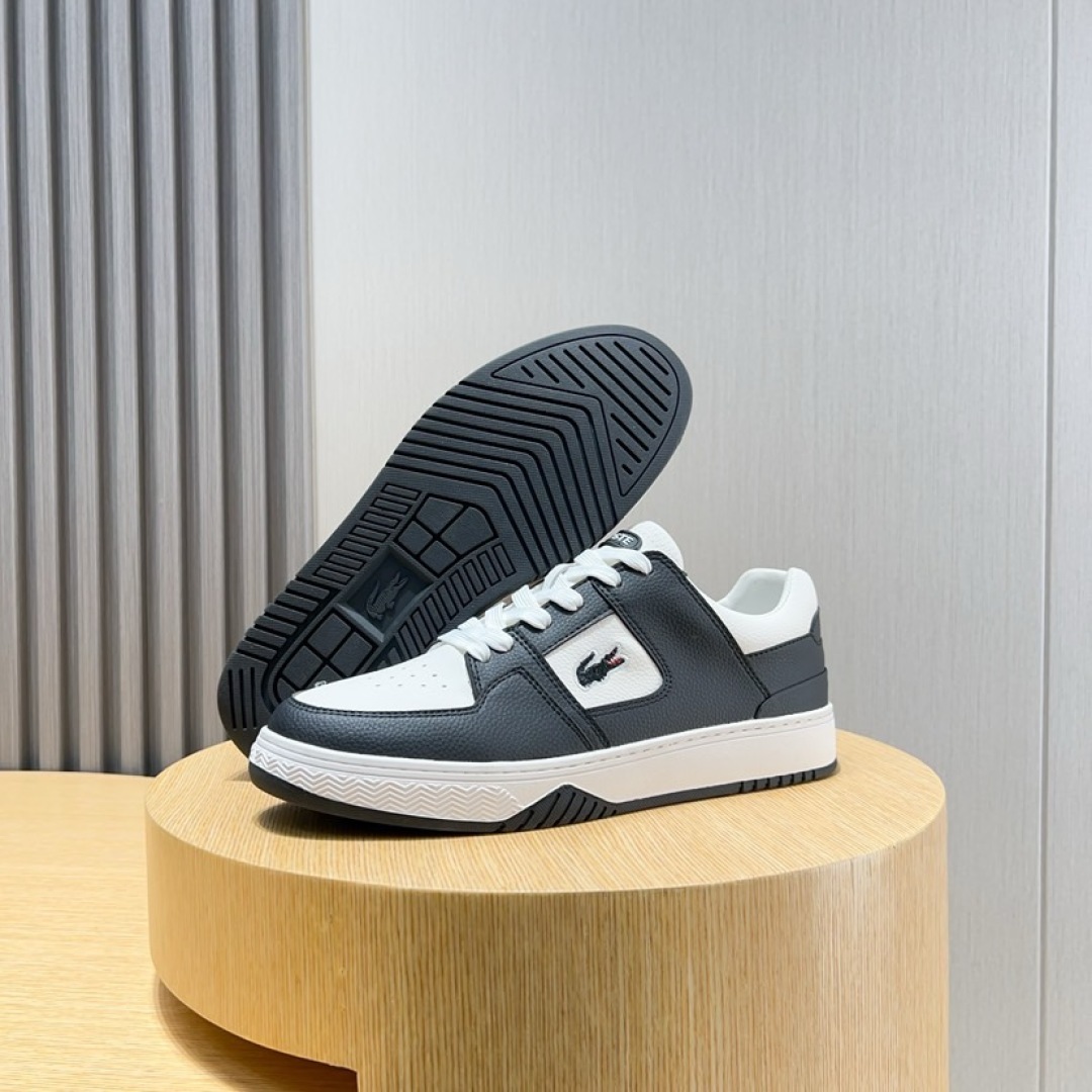 Lacoste Classic Leather Casual Sneakers Black/White